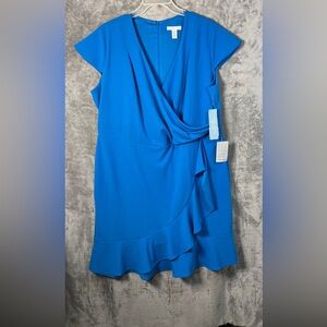 Elegant Blue Women's Dress